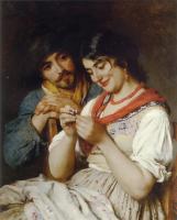 Eugene de Blaas - The Seamstress